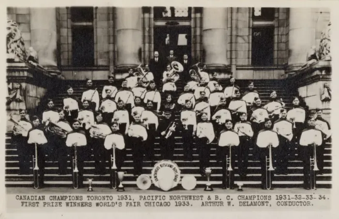 Framed Print : Vancouvers Kitsilano Boys Band, c1935. Creator: Unknown Framed Print : Vancouvers Kitsilano Boys Band, c1935. Creator: Unknown