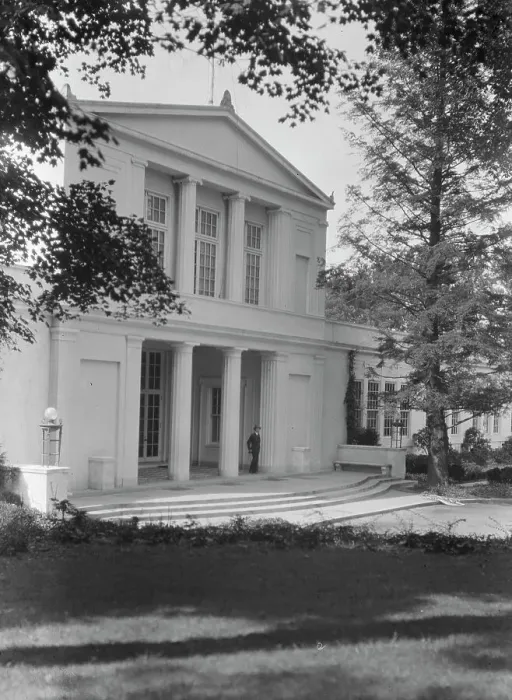 Framed Print : Vanderlip, Frank A. house and school, 1918 Creator: Arnold Genthe Framed Print : Vanderlip, Frank A. house and school, 1918 Creator: Arnold Genthe