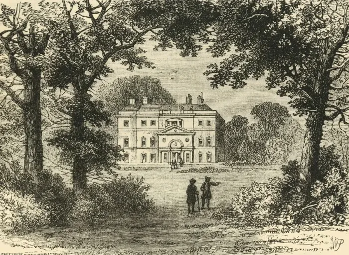 Framed Print : Vane House, in 1800, (c1876). Creator: Unknown Framed Print : Vane House, in 1800, (c1876). Creator: Unknown
