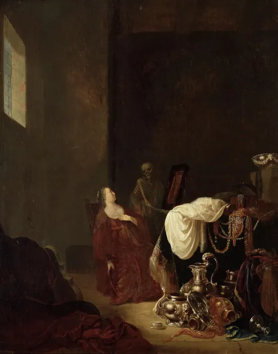 Framed Print : Vanitas Allegory, mid-17th century. Creator: Willem de Poorter