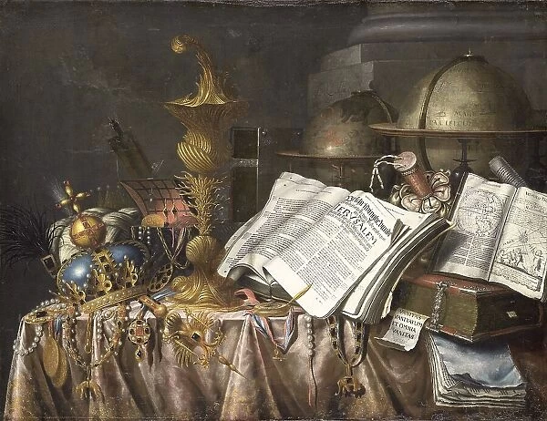 Vanitas Still Life, 1662. Creator: Edwaert Collier