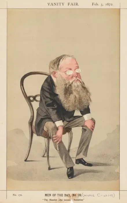 Framed Print : Vanity Fair: Men of the Day, No. 39 The Novelist who invented Sensation, 1872 Framed Print : Vanity Fair: Men of the Day, No. 39 The Novelist who invented Sensation, 1872