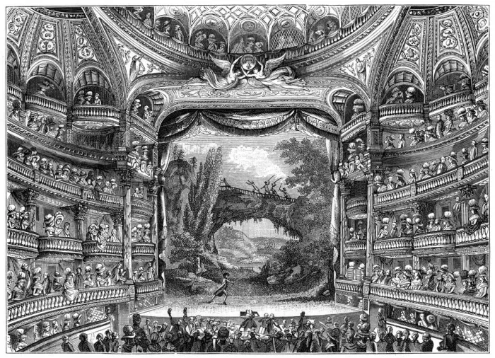 Framed Print : A Variety Of Amusements, French Theatre, 1789, (1885) Framed Print : A Variety Of Amusements, French Theatre, 1789, (1885)