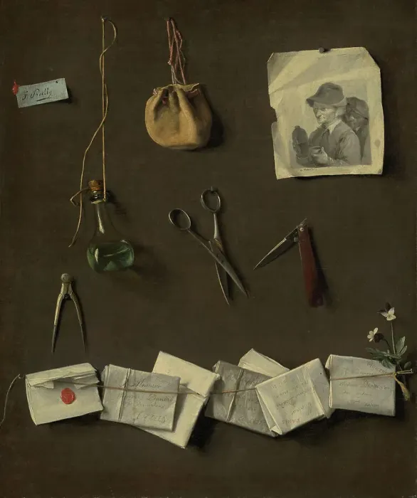 Framed Print : Various Objects, c1785. Creator: Louis Leopold Boilly Framed Print : Various Objects, c1785. Creator: Louis Leopold Boilly