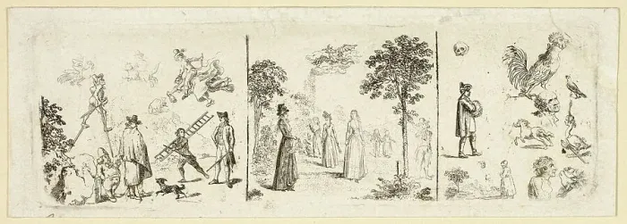 Framed Print : Various Sketches, 1800. Creator: Daniel Nikolaus Chodowiecki Framed Print : Various Sketches, 1800. Creator: Daniel Nikolaus Chodowiecki