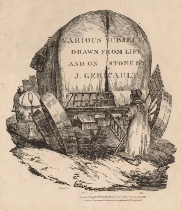 Framed Print : Various Subjects Drawn from Life and on Stone: A Wagon with Harnessed Horses, 1821 Framed Print : Various Subjects Drawn from Life and on Stone: A Wagon with Harnessed Horses, 1821