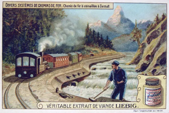 Framed Print : Various systems of railroads, Zermatt, Switzerland, c1900 Framed Print : Various systems of railroads, Zermatt, Switzerland, c1900