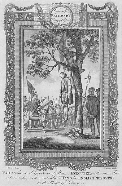 Varus, the cruel Governor of Meaux executed, 1787