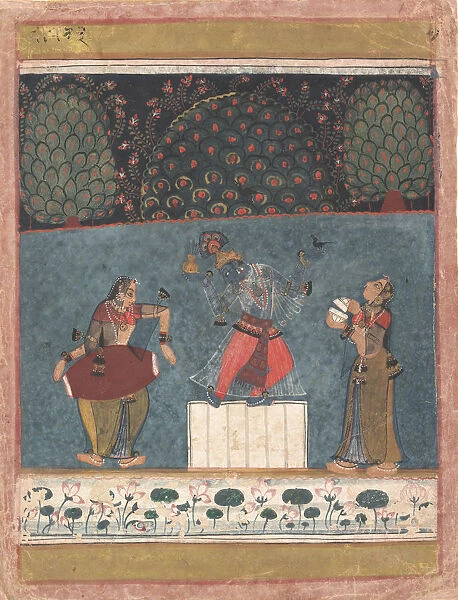 Vasant Ragini: Folio from a ragamala series (Garland of Musical Modes), ca. 1630-40