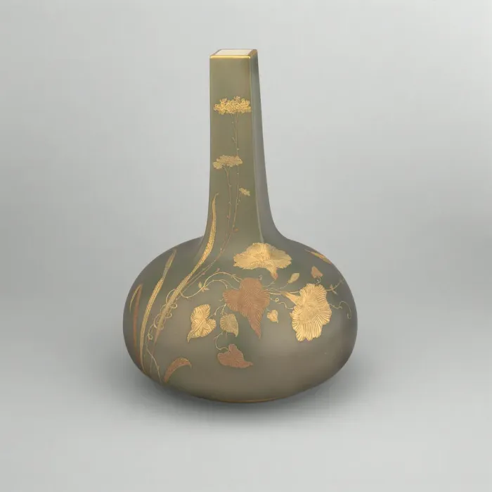 Framed Print : Vase, 1882 / 90. Creator: Ott and Brewer Framed Print : Vase, 1882 / 90. Creator: Ott and Brewer