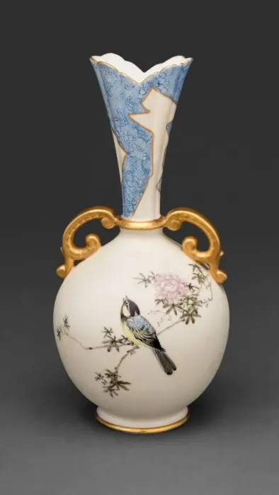 Framed Print : Vase, 1894 / 96. Creator: Ceramic Art Company Framed Print : Vase, 1894 / 96. Creator: Ceramic Art Company
