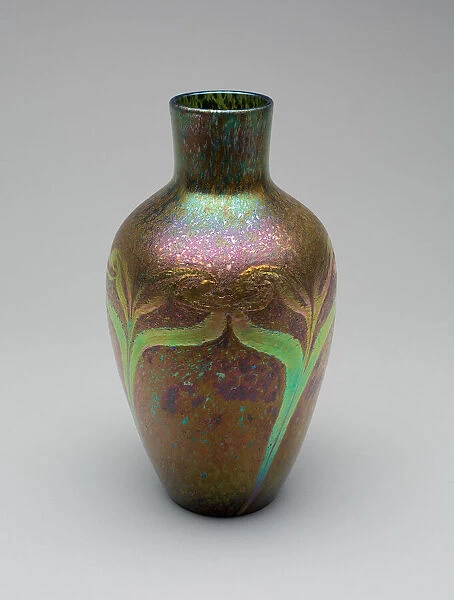 Vase, 1899. Creators: Tiffany & Co, Tiffany Glass