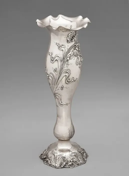 Framed Print : Vase, about 1900-1910. Creator: George W Shiebler and Company Framed Print : Vase, about 1900-1910. Creator: George W Shiebler and Company