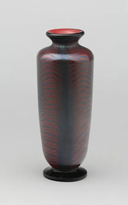 Framed Print : Vase, 1900 / 20. Creators: Tiffany & Co, Tiffany Glass Framed Print : Vase, 1900 / 20. Creators: Tiffany & Co, Tiffany Glass