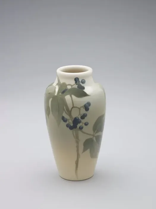 Framed Print : Vase, 1904. Creators: Rookwood Pottery, Sara Sax Framed Print : Vase, 1904. Creators: Rookwood Pottery, Sara Sax