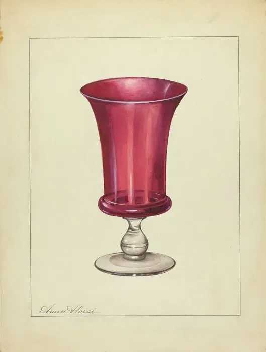 Framed Print : Vase, 1935 / 1942. Creator: Anna Aloisi Framed Print : Vase, 1935 / 1942. Creator: Anna Aloisi