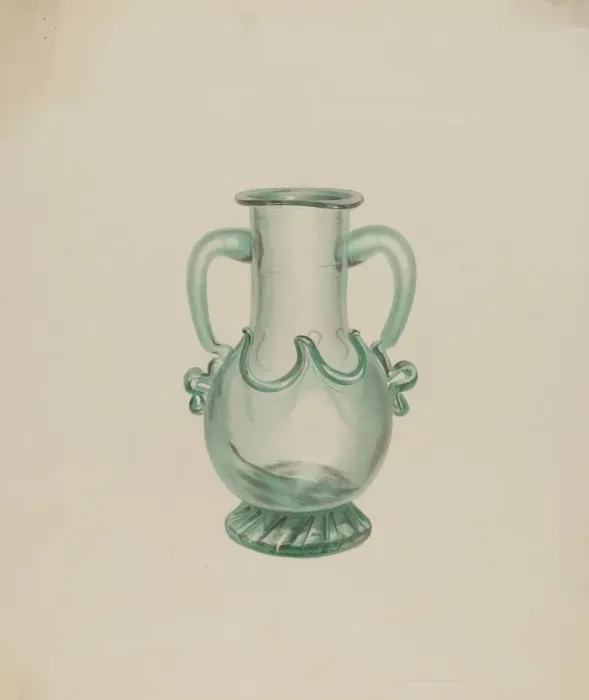 Framed Print : Vase, 1935 / 1942. Creator: Michael Fenga Framed Print : Vase, 1935 / 1942. Creator: Michael Fenga
