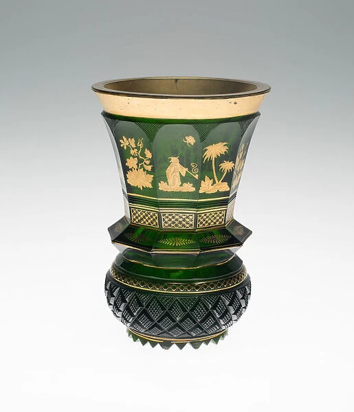 Vase, Bohemia, c. 1830  /  50. Creator: Bohemia Glass
