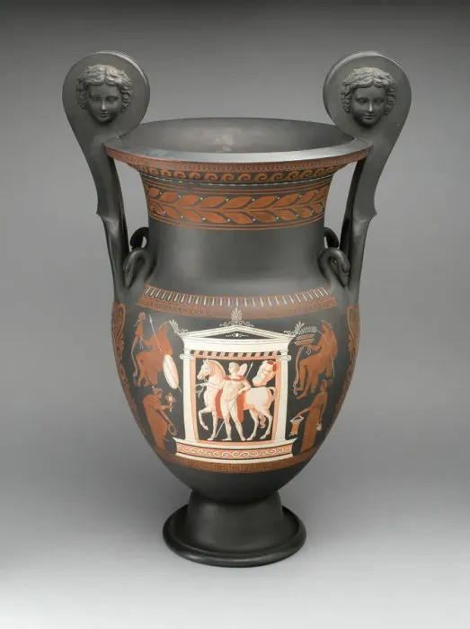 Framed Print : Vase, Burslem, 1850 / 75. Creator: Wedgwood Framed Print : Vase, Burslem, 1850 / 75. Creator: Wedgwood