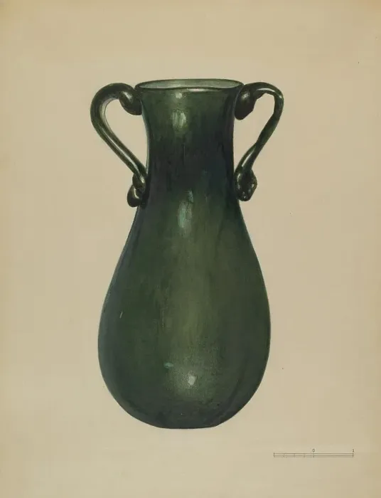 Framed Print : Vase, c. 1936. Creator: Anna Aloisi Framed Print : Vase, c. 1936. Creator: Anna Aloisi