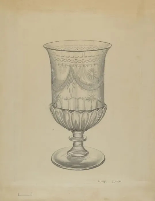 Framed Print : Vase, c. 1936. Creator: John Dana Framed Print : Vase, c. 1936. Creator: John Dana