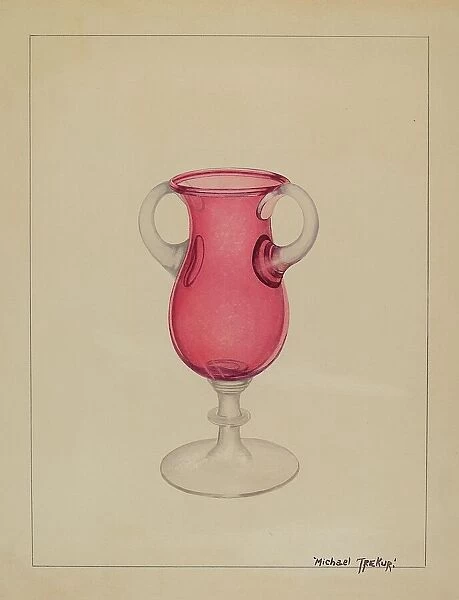 Vase, c. 1936. Creator: Michael Trekur