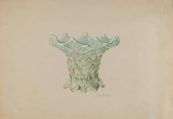 Framed Print : Vase, c. 1936. Creator: Robert Stewart Framed Print : Vase, c. 1936. Creator: Robert Stewart