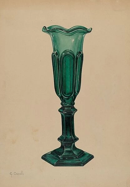 Vase, c. 1937. Creator: Giacinto Capelli