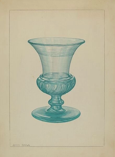 Vase, c. 1937. Creator: John Dana