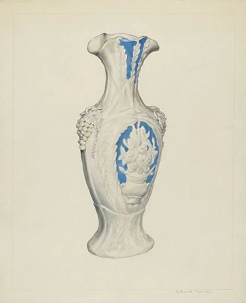 Vase, c. 1937. Creator: Katharine Merrill