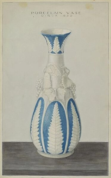 Vase, c. 1938. Creator: Cleo Lovett