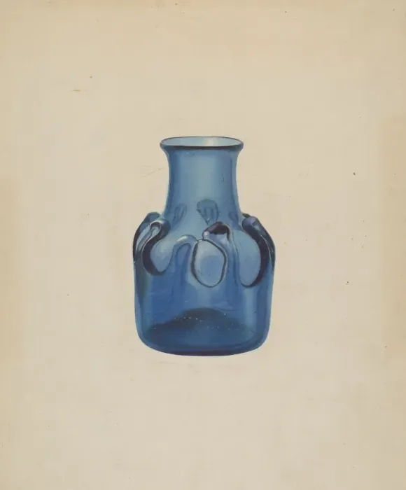 Framed Print : Vase, c. 1938. Creator: Isidore Steinberg Framed Print : Vase, c. 1938. Creator: Isidore Steinberg