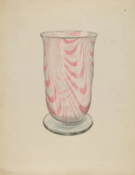 Framed Print : Vase, c. 1940. Creator: Alvin Shiren Framed Print : Vase, c. 1940. Creator: Alvin Shiren