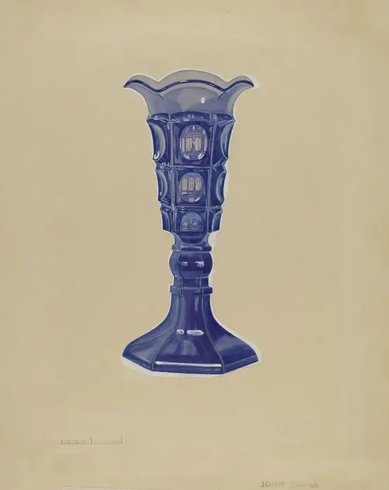 Framed Print : Vase, c. 1940. Creator: John Dana Framed Print : Vase, c. 1940. Creator: John Dana