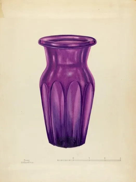 Framed Print : Vase, c. 1940. Creator: John Tarantino Framed Print : Vase, c. 1940. Creator: John Tarantino