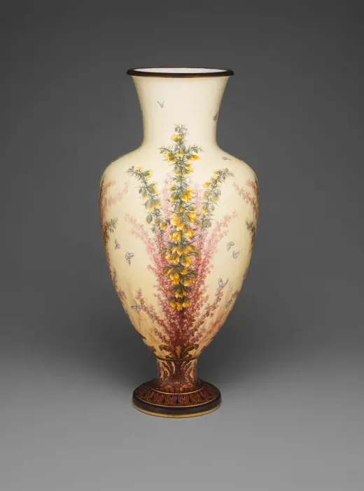Framed Print : Vase d Arezzo, Sevres, 1884 / 85. Creators: Sevres Porcelain Manufactory Framed Print : Vase d Arezzo, Sevres, 1884 / 85. Creators: Sevres Porcelain Manufactory