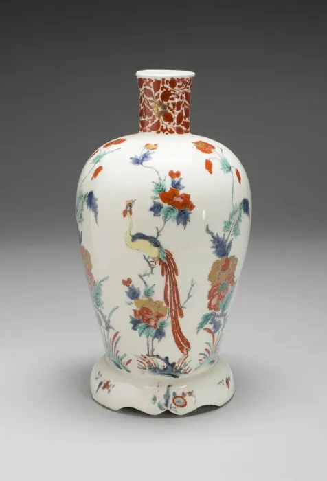 Framed Print : Vase, England, c. 1755. Creator: Bow Porcelain Factory Framed Print : Vase, England, c. 1755. Creator: Bow Porcelain Factory