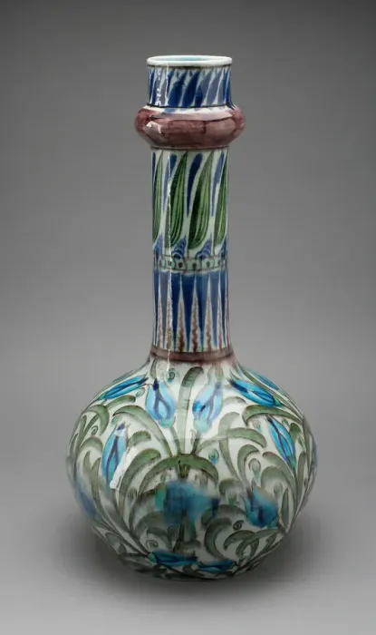 Framed Print : Vase, England, c. 1885. Creator: William de Morgan