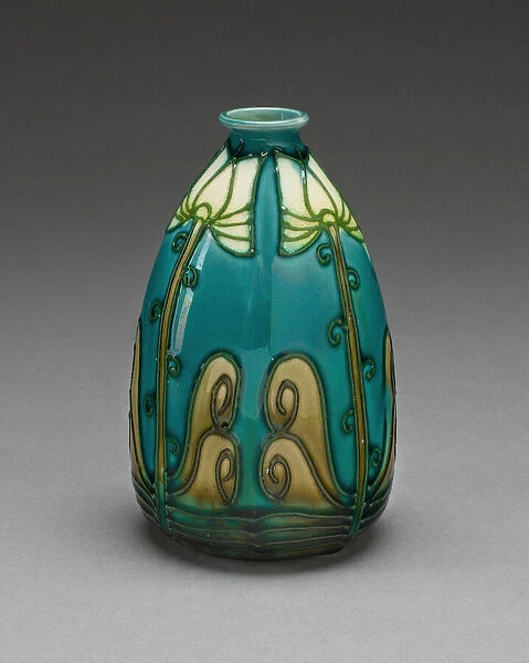 Vase, England, c. 1900. Creator: Minton