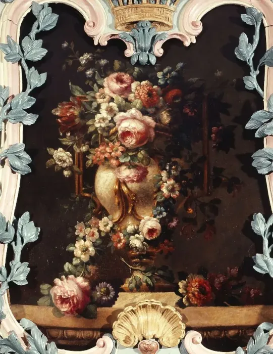 Framed Print : Vase of flowers, between 1801 and 1900. Creator: Unknown Framed Print : Vase of flowers, between 1801 and 1900. Creator: Unknown