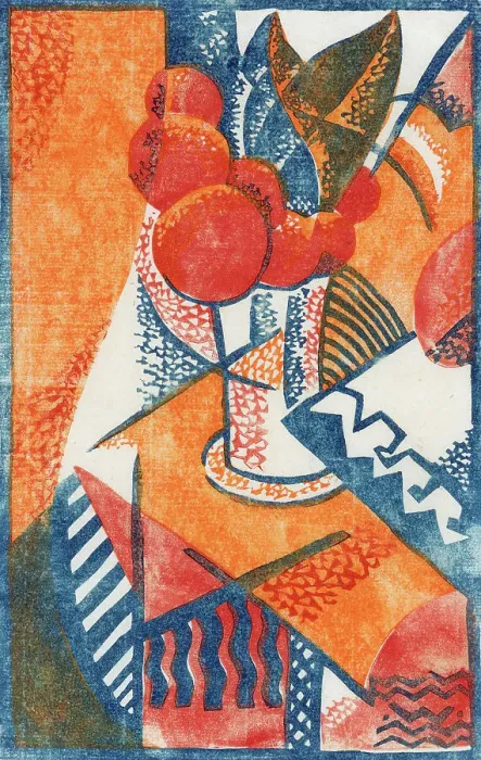 Framed Print : Vase of flowers, c1931. Creator: Frank Weitzel
