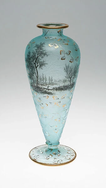 Vase, France, c. 1895. Creator: Daum Freres, Nancy