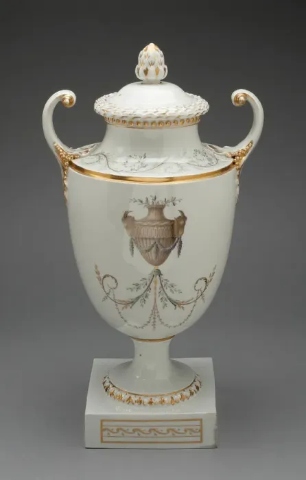 Framed Print : Vase, Fürstenberg, c. 1800. Creator: Fürstenberg Porcelain Factory Framed Print : Vase, Fürstenberg, c. 1800. Creator: Fürstenberg Porcelain Factory