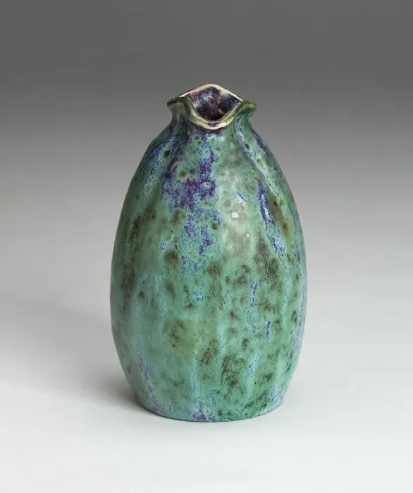 Framed Print : Vase with Pinched Neck, France, c. 1900. Creator: Pierre-Adrien Dalpayrat Framed Print : Vase with Pinched Neck, France, c. 1900. Creator: Pierre-Adrien Dalpayrat