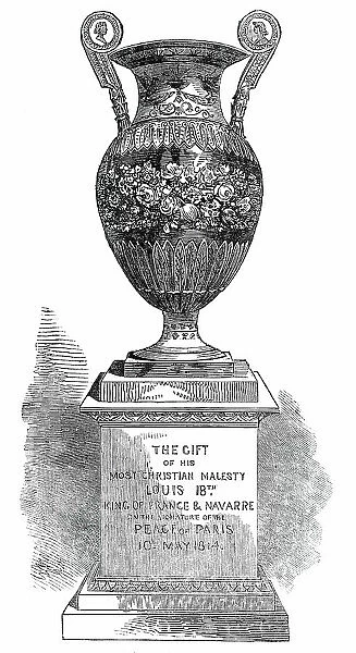 Vase presented by Louis XVIII. to the late Marquis of Londonderry, 1850. Creator: Unknown