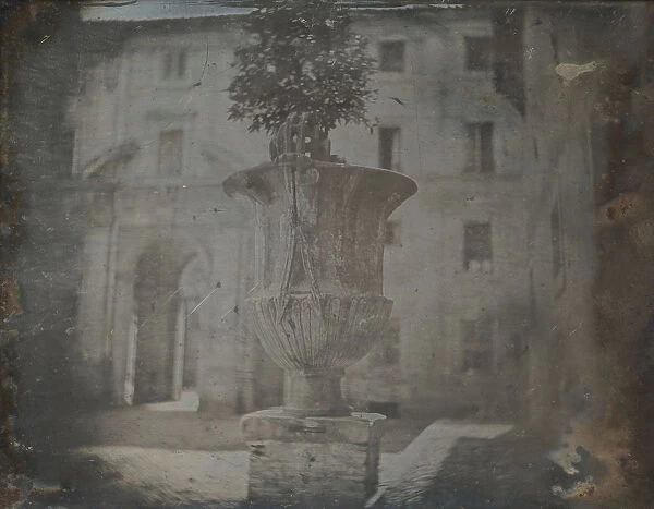 Vase, Santa Cecilia in Trastevere, Rome, 1842. Creator: Joseph Philibert Girault De