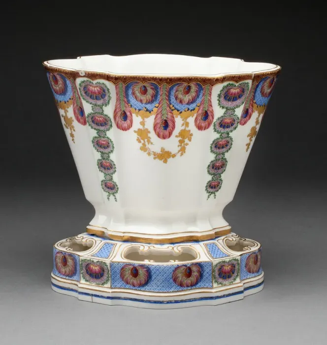 Framed Print : Vase, Sevres, 1761. Creators: Sevres Porcelain Manufactory Framed Print : Vase, Sevres, 1761. Creators: Sevres Porcelain Manufactory