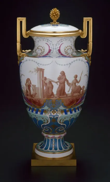 Framed Print : Vase, Sevres, 1859 / 60. Creators: Sevres Porcelain Manufactory, Emile Renaud Framed Print : Vase, Sevres, 1859 / 60. Creators: Sevres Porcelain Manufactory, Emile Renaud