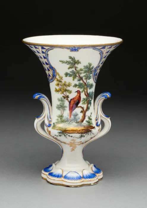 Framed Print : Vase, Sevres, c. 1760. Creators: Sevres Porcelain Manufactory Framed Print : Vase, Sevres, c. 1760. Creators: Sevres Porcelain Manufactory