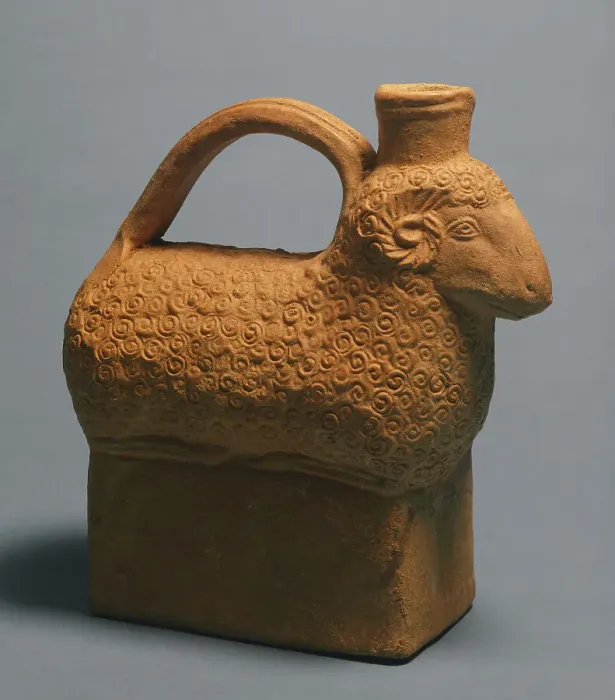 Framed Print : Vase in the Shape of a Ram, 2nd century A.D. Creator: Unknown Framed Print : Vase in the Shape of a Ram, 2nd century A.D. Creator: Unknown